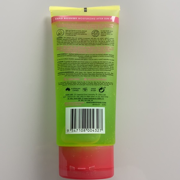 MineTan Rapid Recovery After Sun Gel - Picture 2 of 3